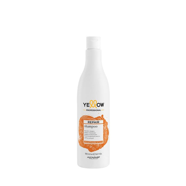 Yellow Repair Shampoo with Almond Proteins & Cacao Butter for Damaged Hair 500ml