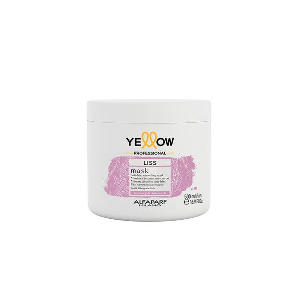 Yellow Liss Mask with Keratin & Amaranth Oil for Wavy, Straight & Chemically Straightened Hair 500ml