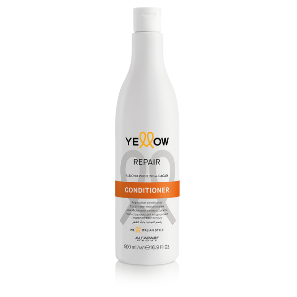 Yellow Repair Conditioner with Almond Proteins & Cacao Butter for Damaged Hair 500ml